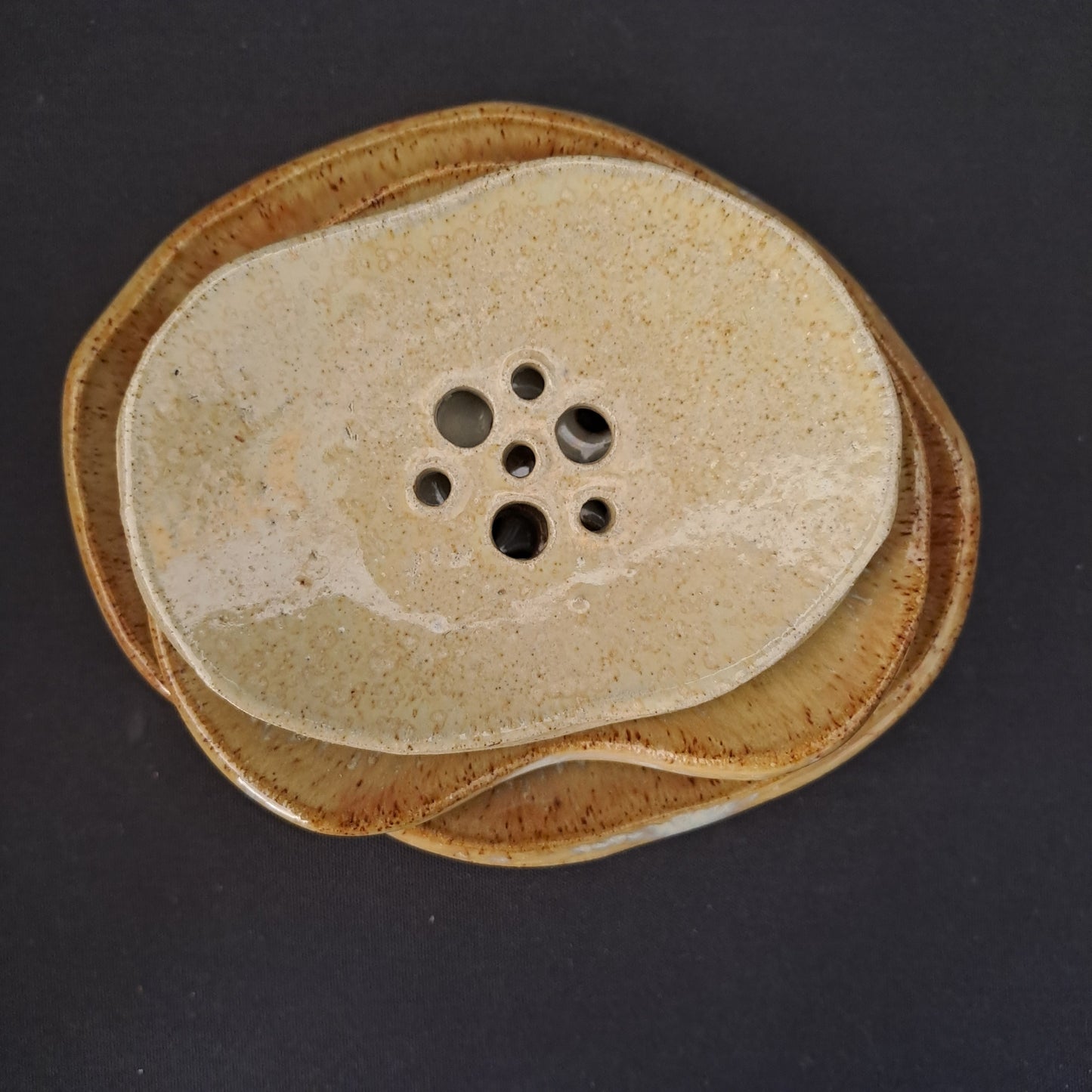 Portasapone in gres linea "TERRA"