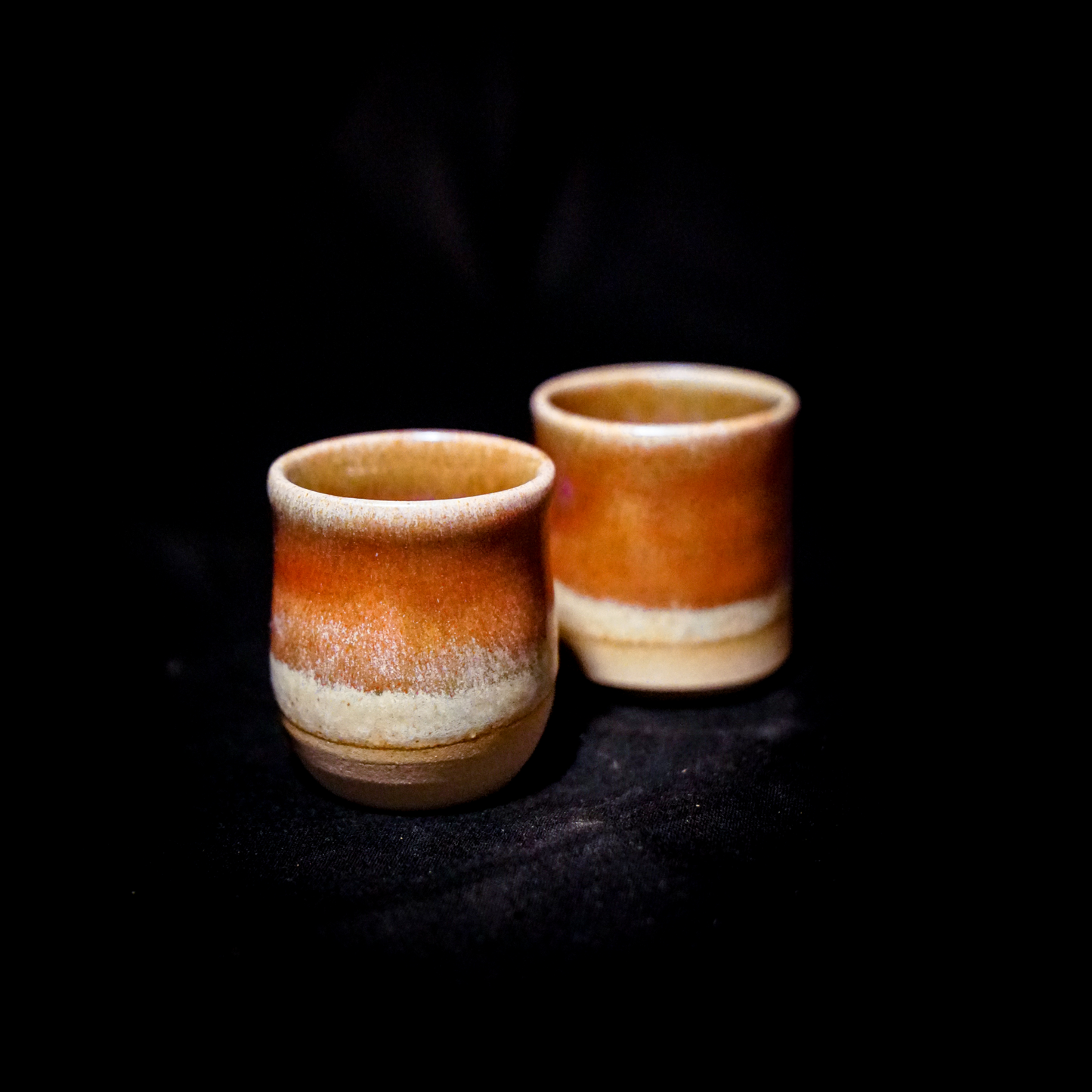 Set da 4 bicchierini linea "ARANCIO"