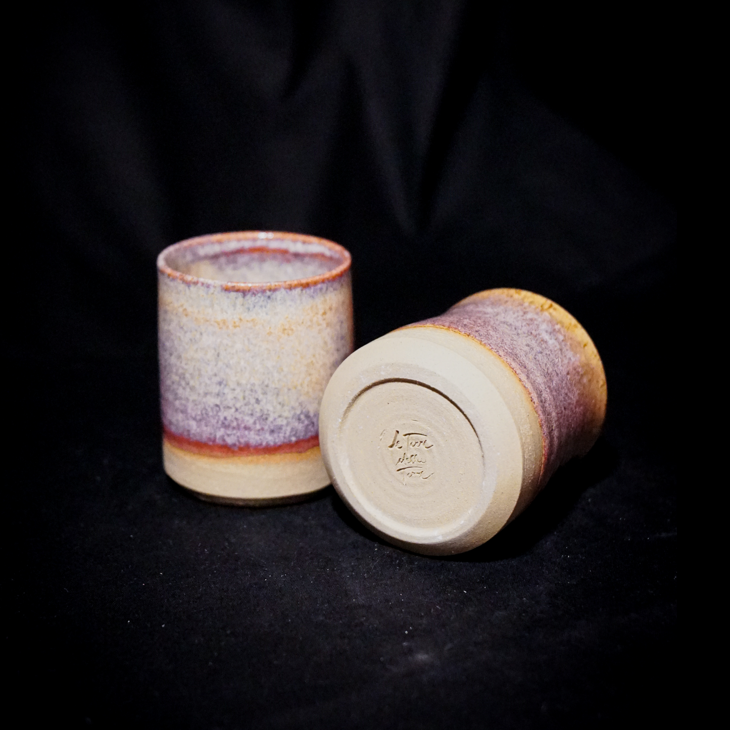 Set da 2 bicchieri linea "ARCOBALENO"