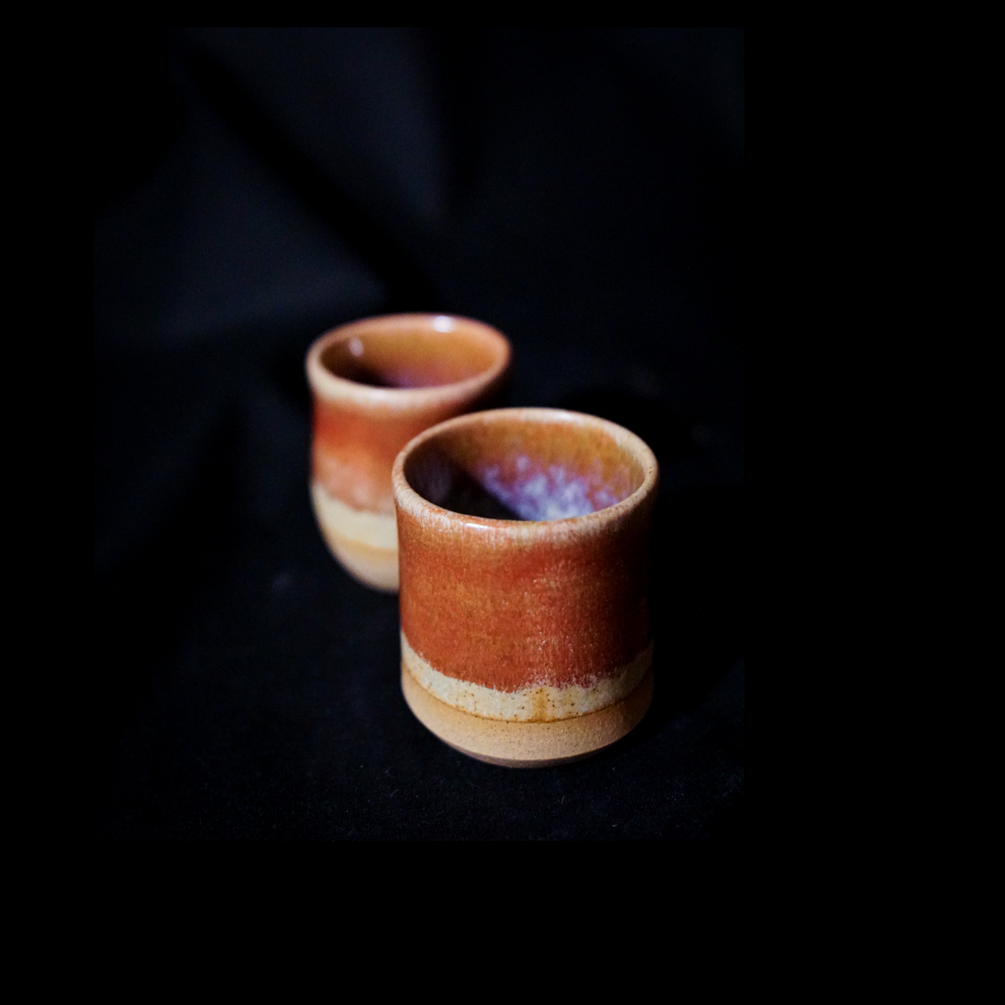 Set da 4 bicchierini linea "ARANCIO"