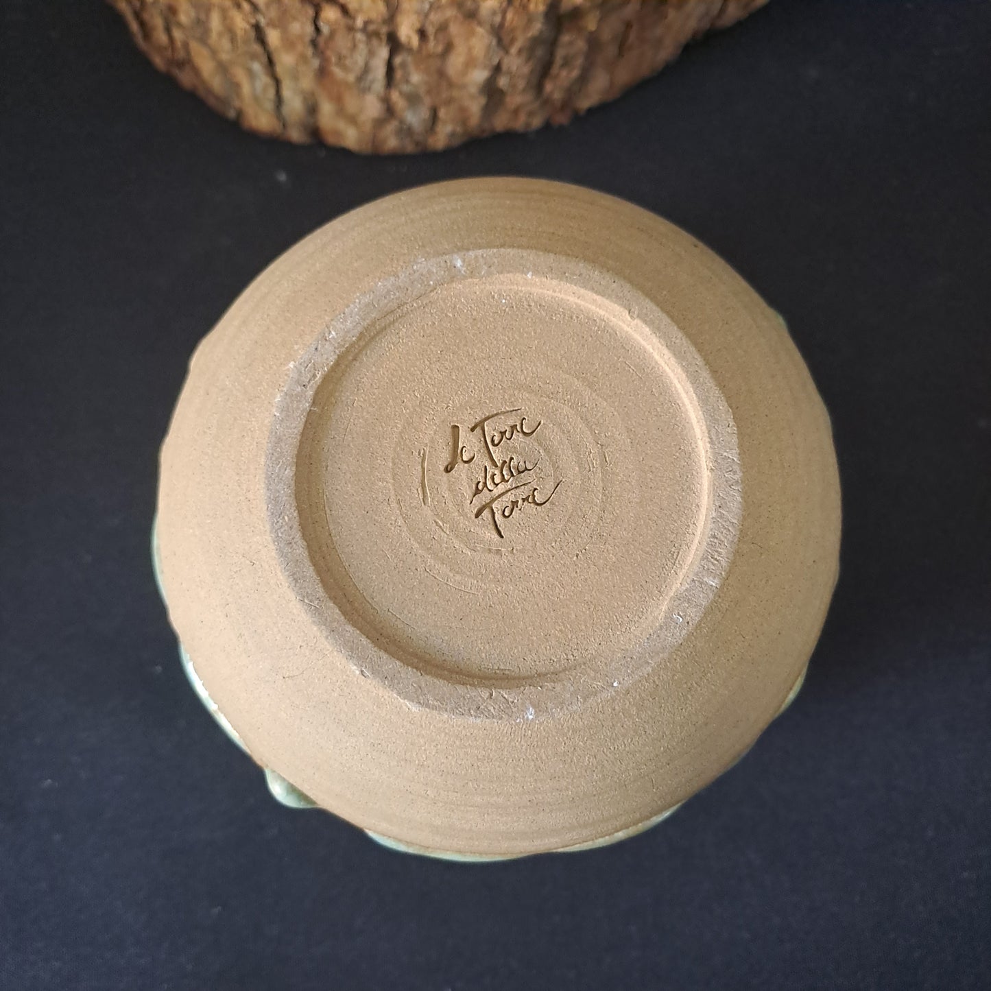 Portacandele in gres linea "SALVIA"