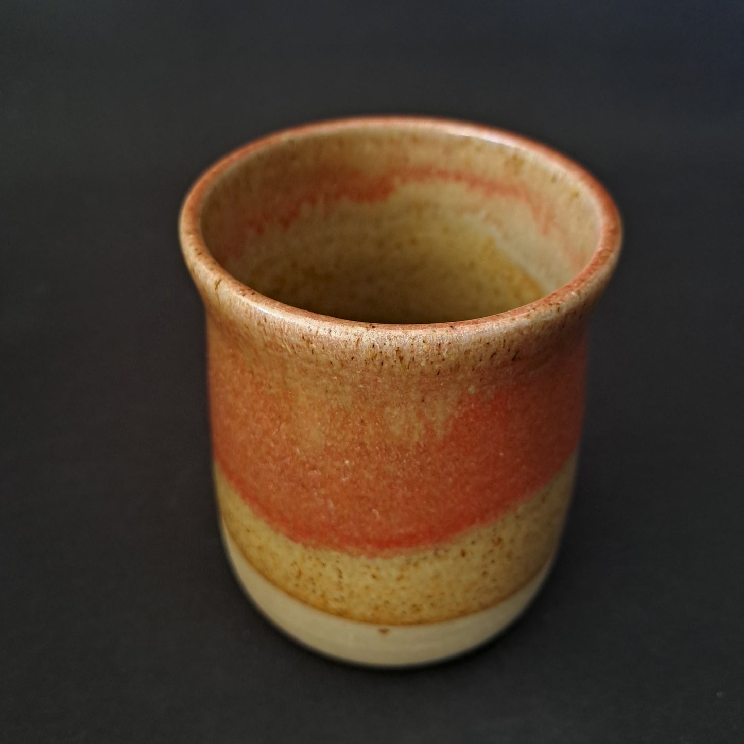 Bicchiere in gres linea "ARANCIO"