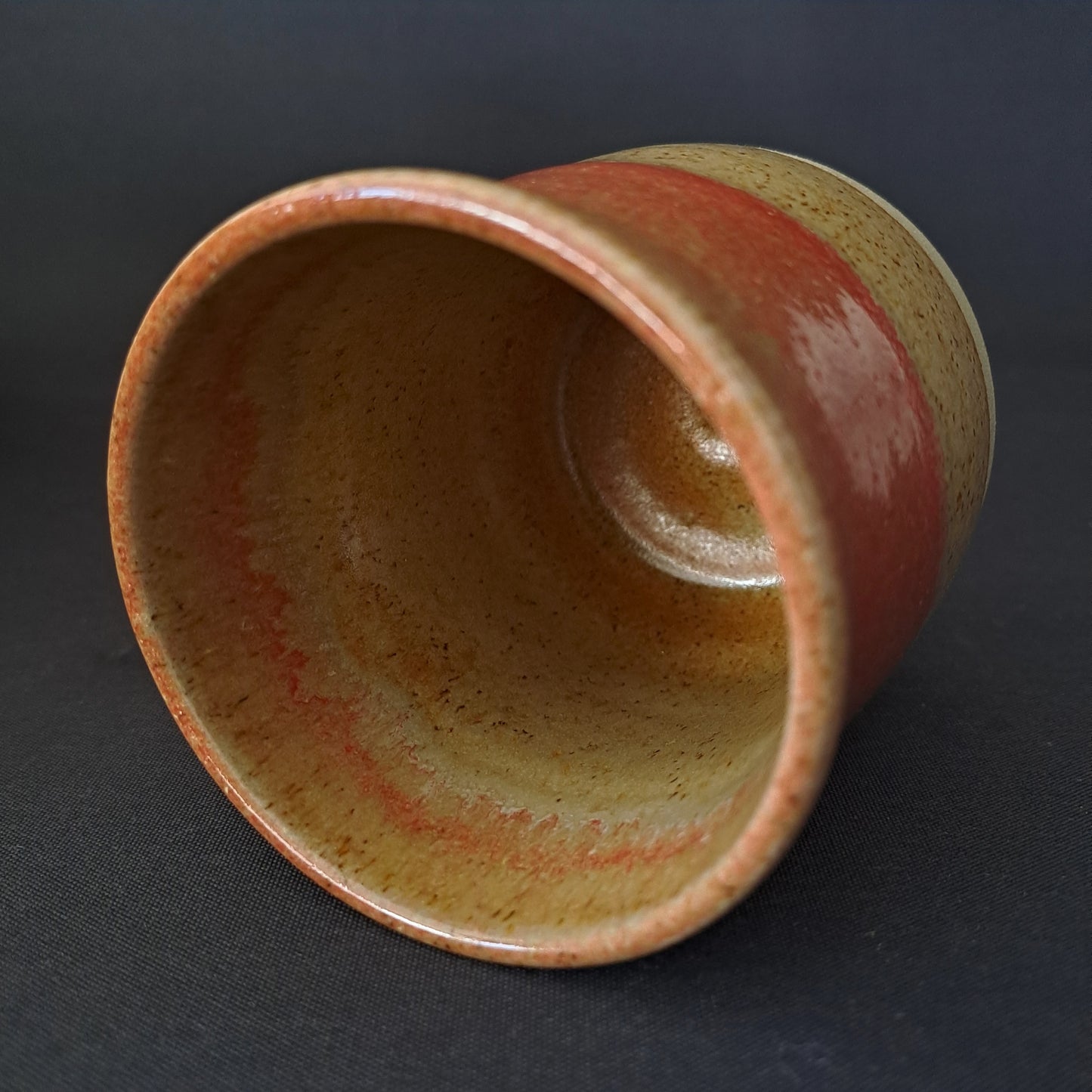 Bicchiere in gres linea "ARANCIO"