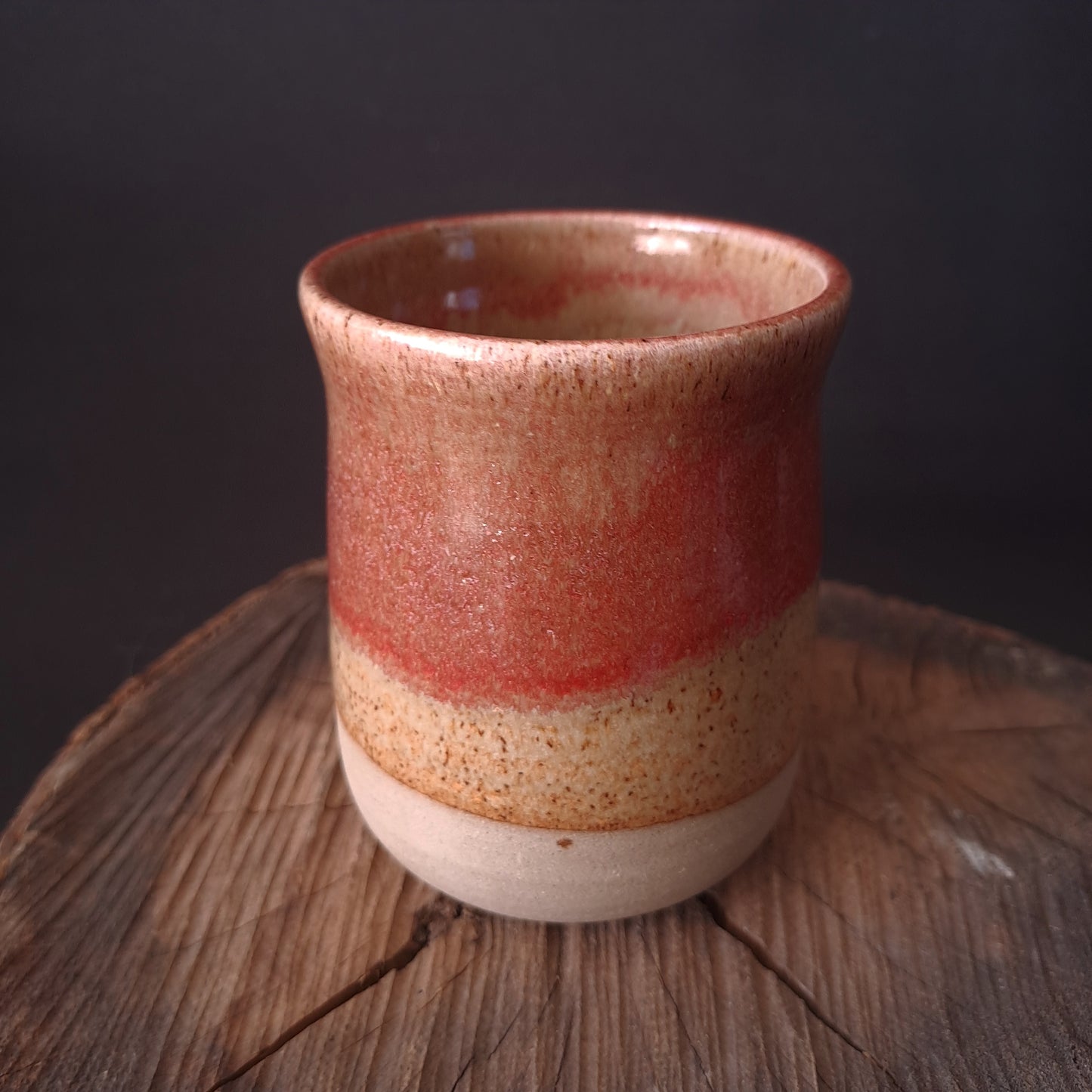 Bicchiere in gres linea "ARANCIO"