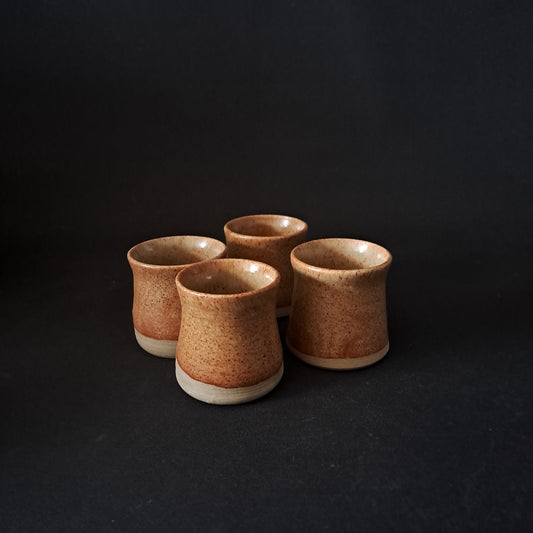 (Copia) Set da 4 bicchierini linea "ARANCIO"