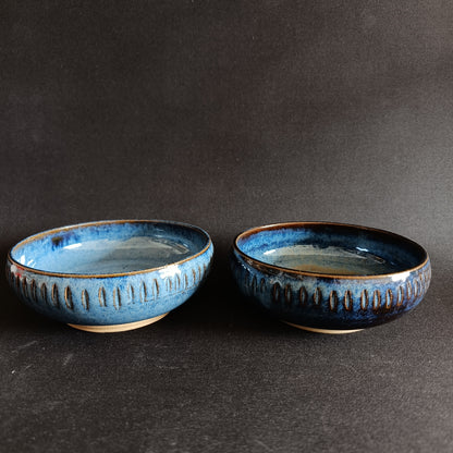 Set da 2 ciotole linea " BLU"