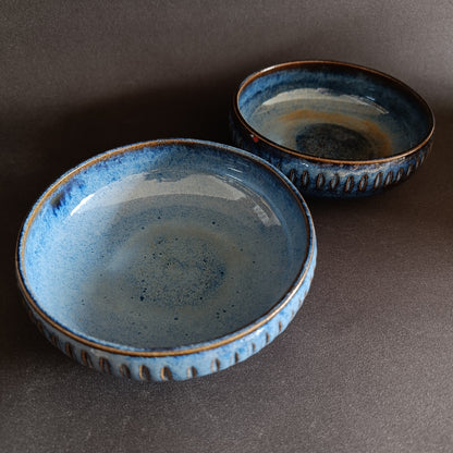 Set da 2 ciotole linea " BLU"