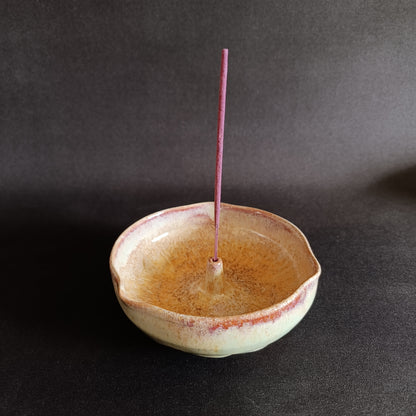 Portaincenso rosso e verde linea "ARCOBALENO"