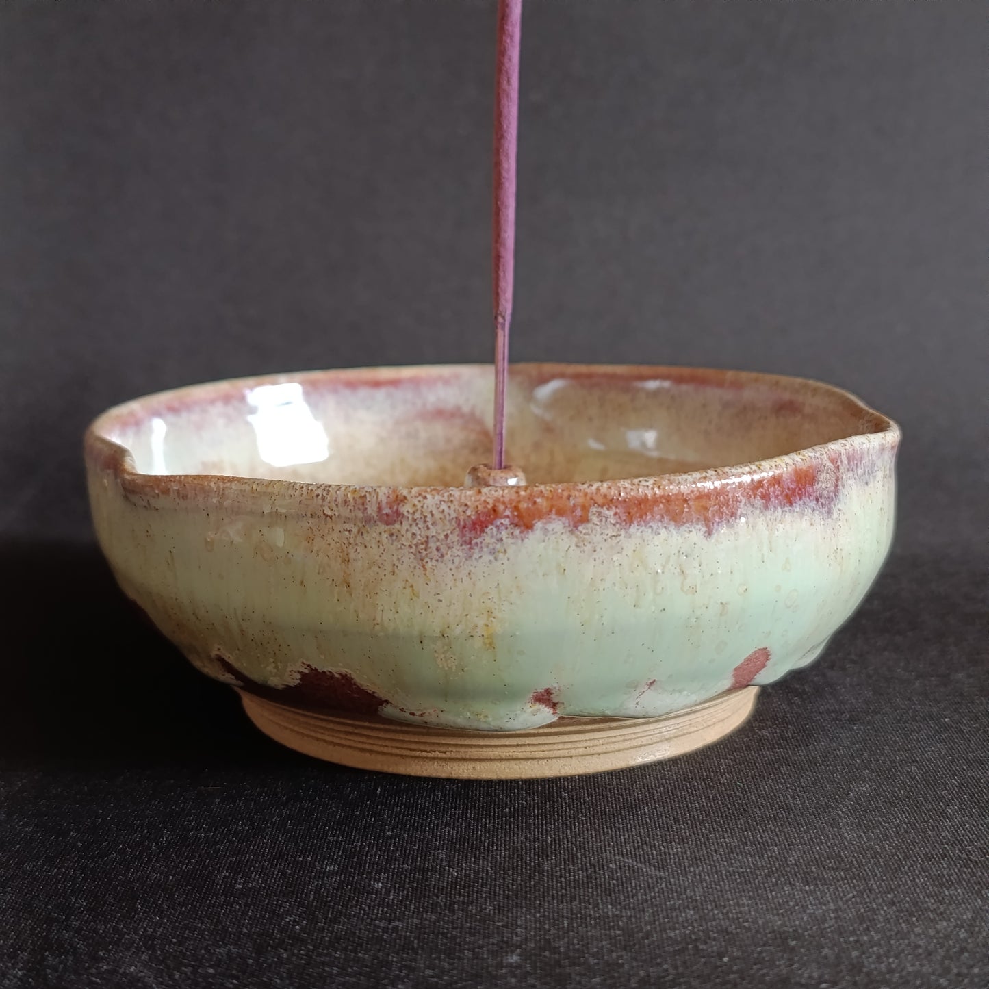 Portaincenso rosso e verde linea "ARCOBALENO"