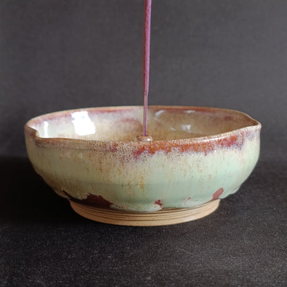 Portaincenso rosso e verde linea "ARCOBALENO"