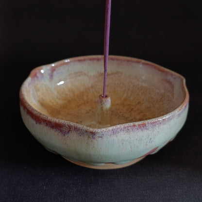 Portaincenso rosso e verde linea "ARCOBALENO"