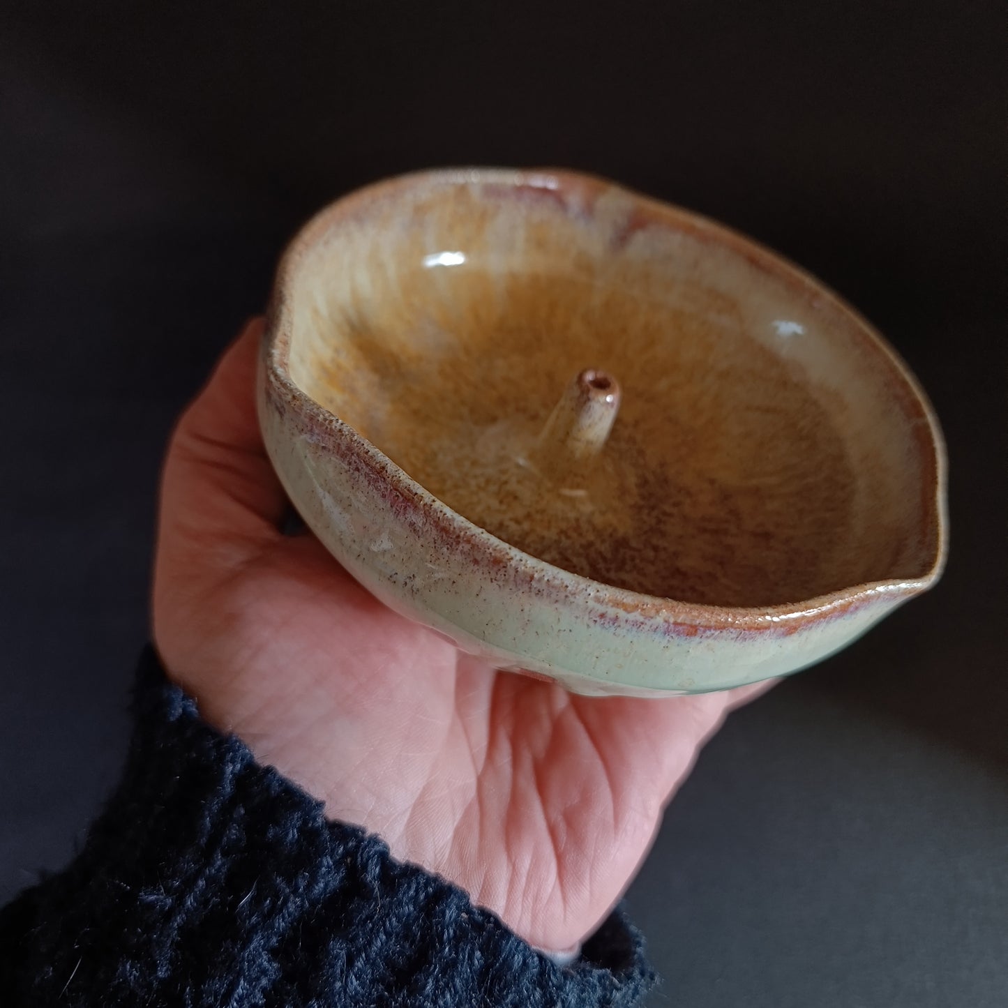 Portaincenso rosso e verde linea "ARCOBALENO"