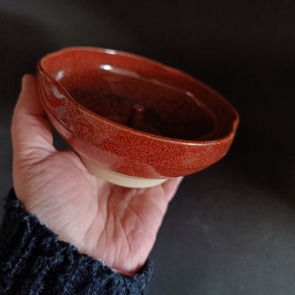 Portaincenso rosso  linea "ARCOBALENO"