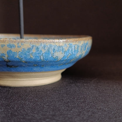 Portaincenso blu chiaro cristallizzato  linea "BLU"