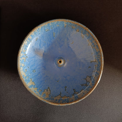 Portaincenso blu chiaro cristallizzato  linea "BLU"