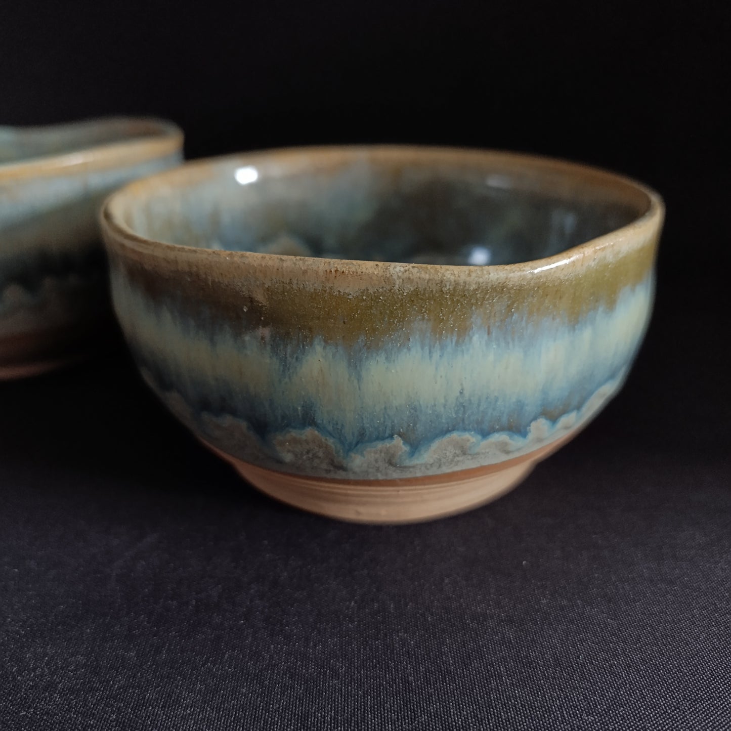 Set da 2 ciotole verde  linea " SALVIA"