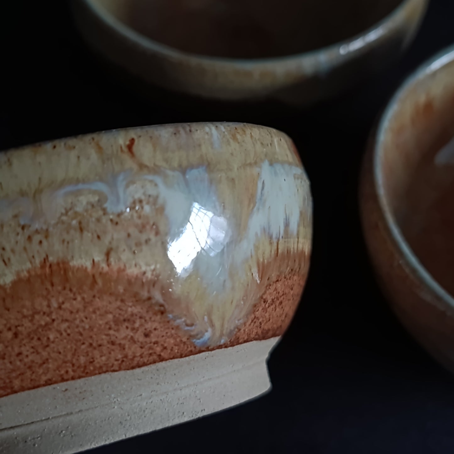 Set mit 3 "TERRA"-Schalen