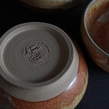 Set mit 3 "TERRA"-Schalen