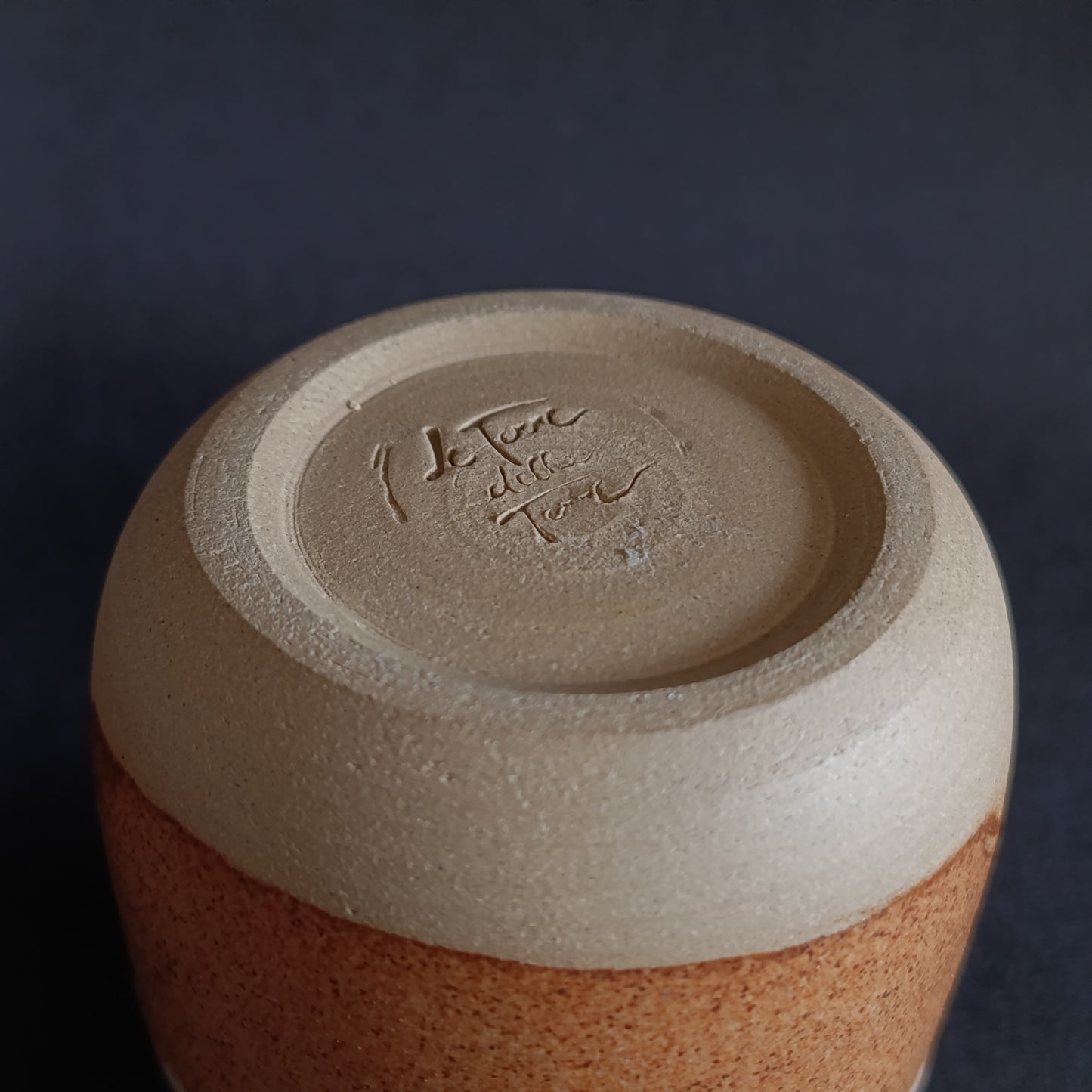 Bicchiere in gres linea "TERRA"