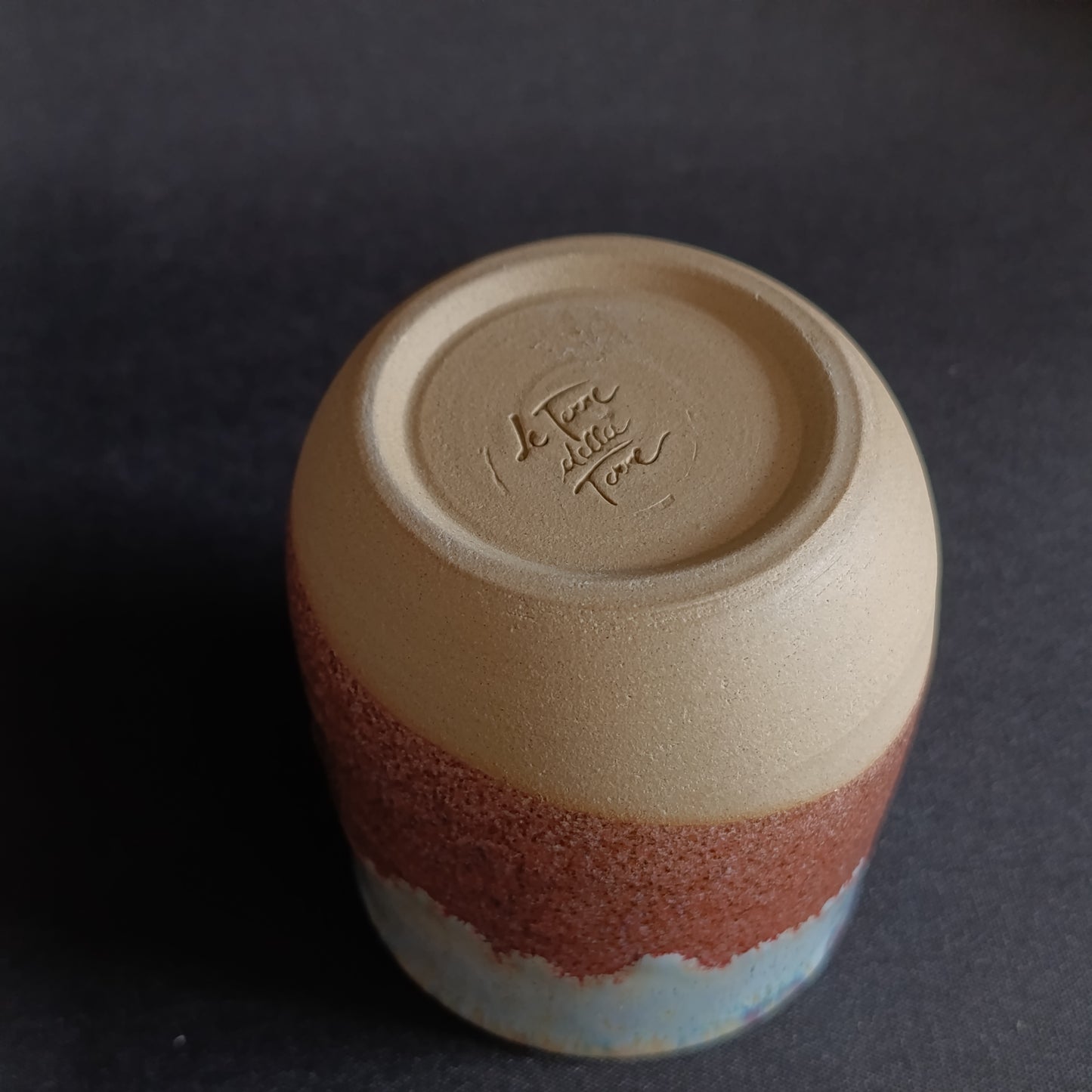 Bicchiere in gres linea "TERRAMARE"