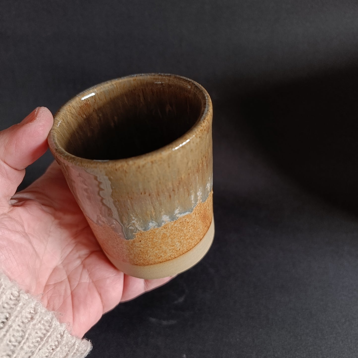 Bicchiere in gres linea "TERRAMARE"