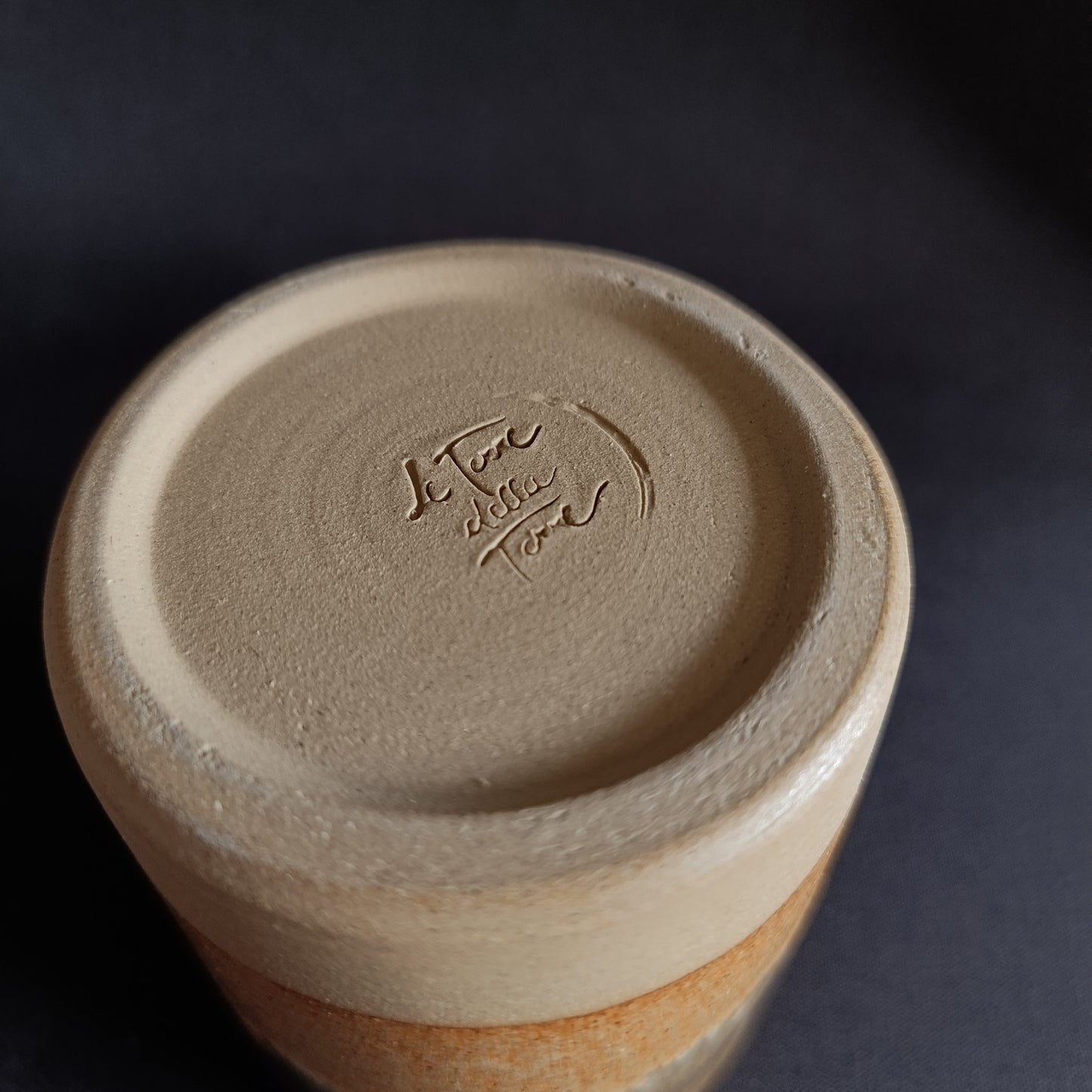 Bicchiere in gres linea "TERRAMARE"