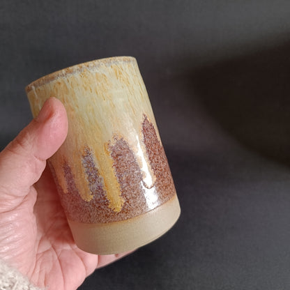 Bicchiere in gres linea "ARCOBALENO"