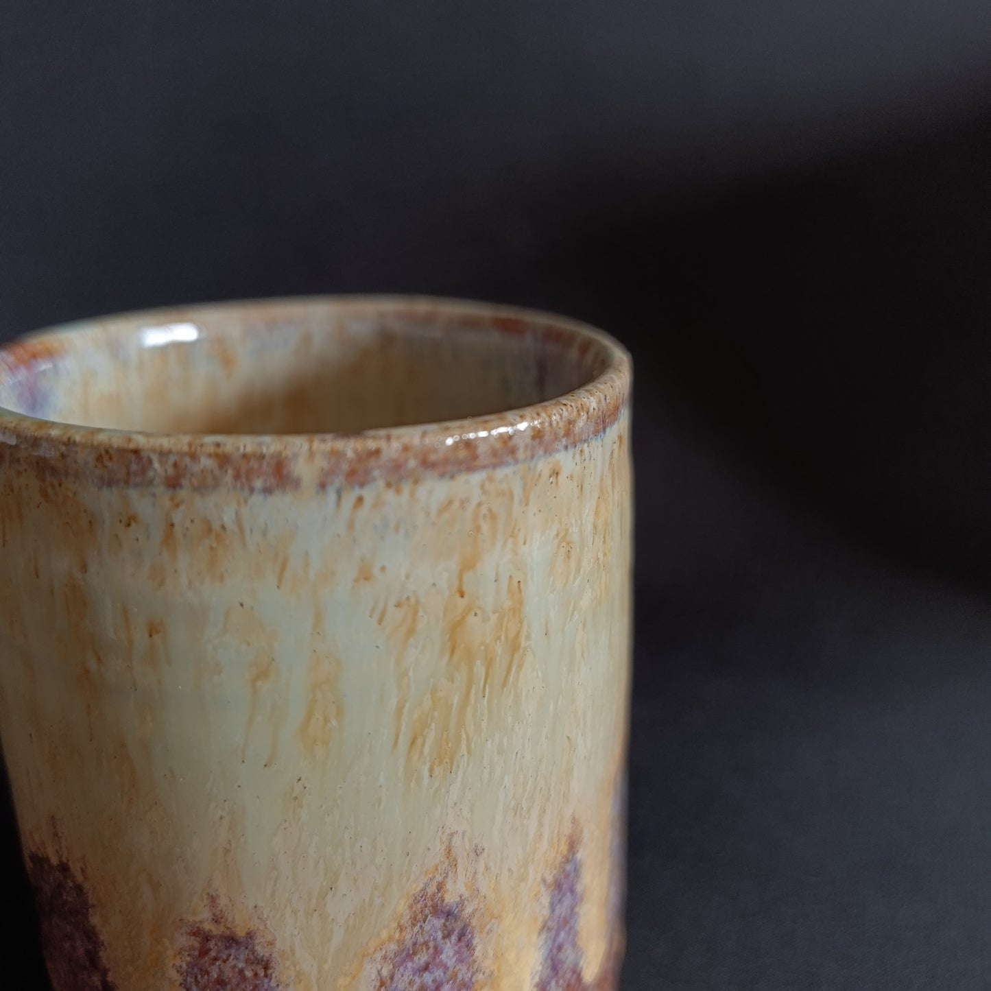 Bicchiere in gres linea "ARCOBALENO"