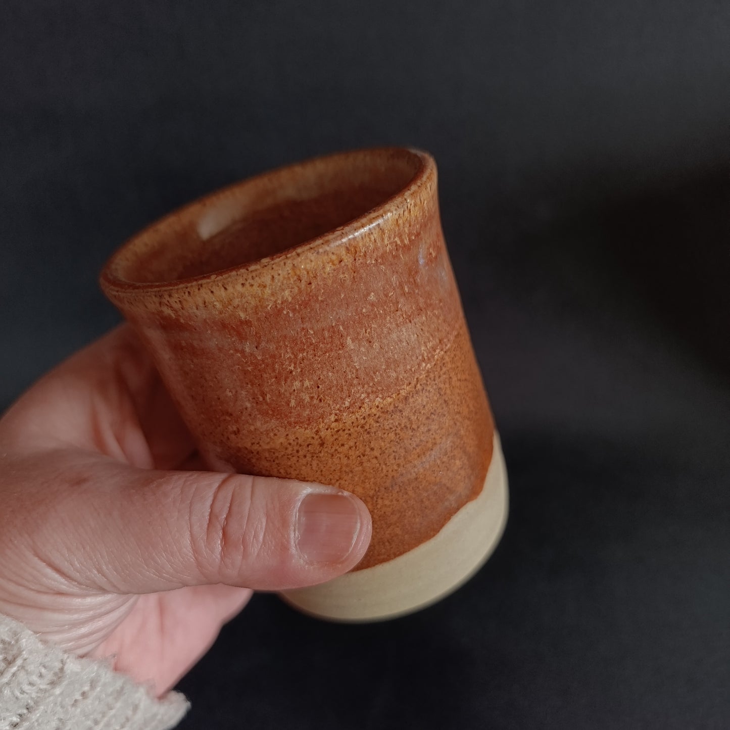 Bicchiere in gres linea "TERRA"