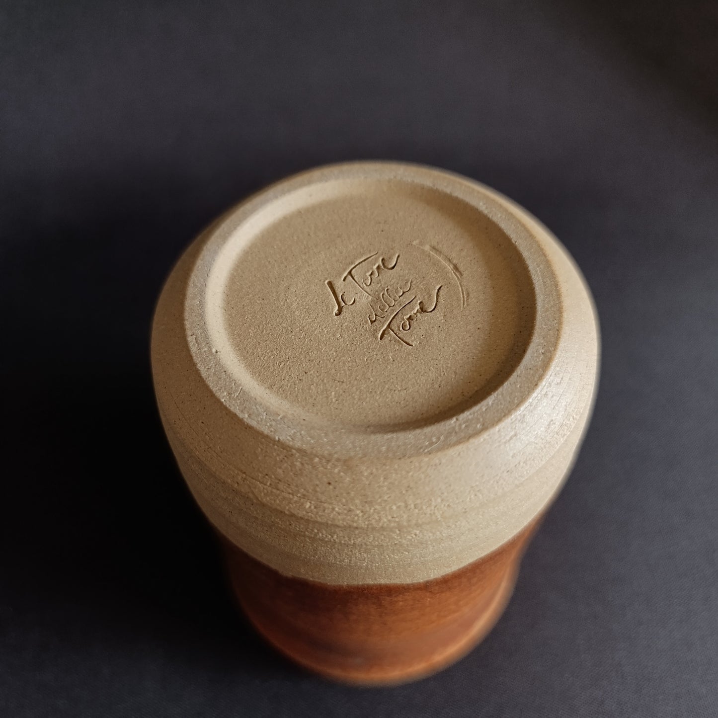 Bicchiere in gres linea "TERRA"