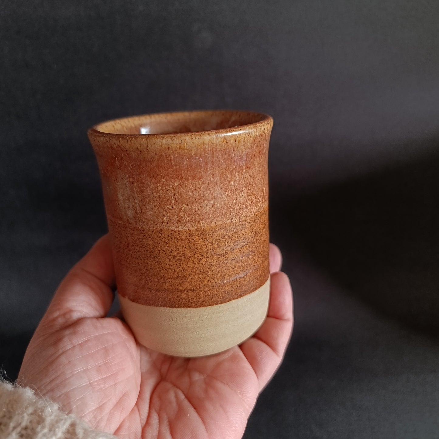 Bicchiere in gres linea "TERRA"