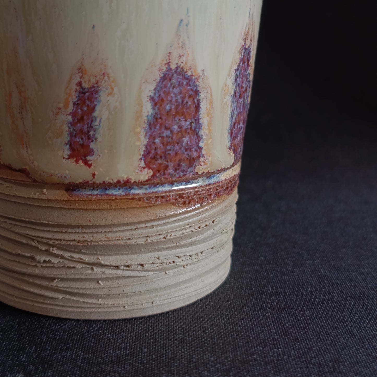 Bicchiere in gres linea "ARCOBALENO"