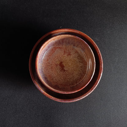 Set mit 2 "Regenbogen"-Schüsseln