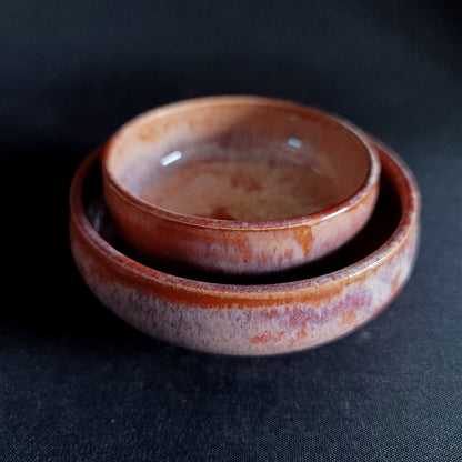 Set mit 2 "Regenbogen"-Schüsseln