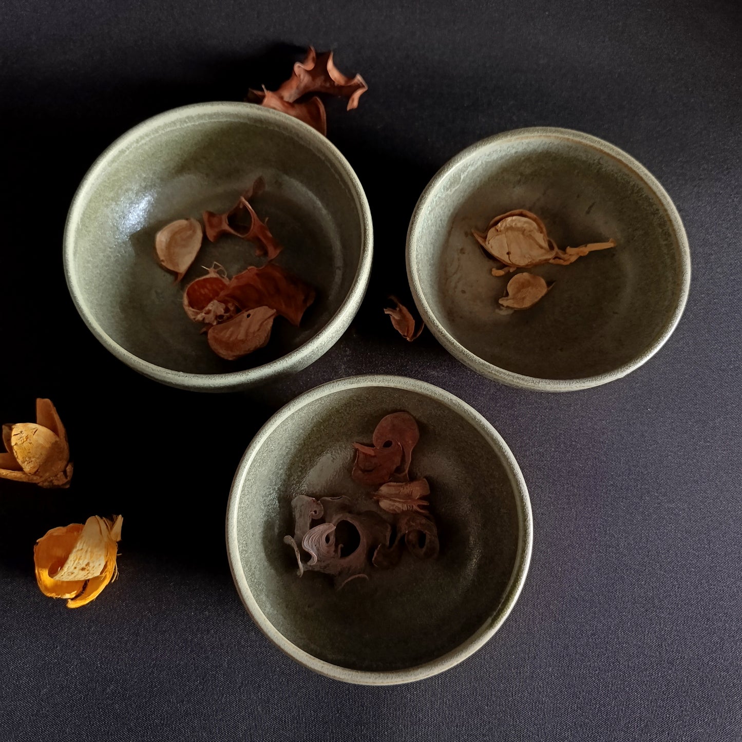 Set aus 3 "SALVIA"-Schüsseln