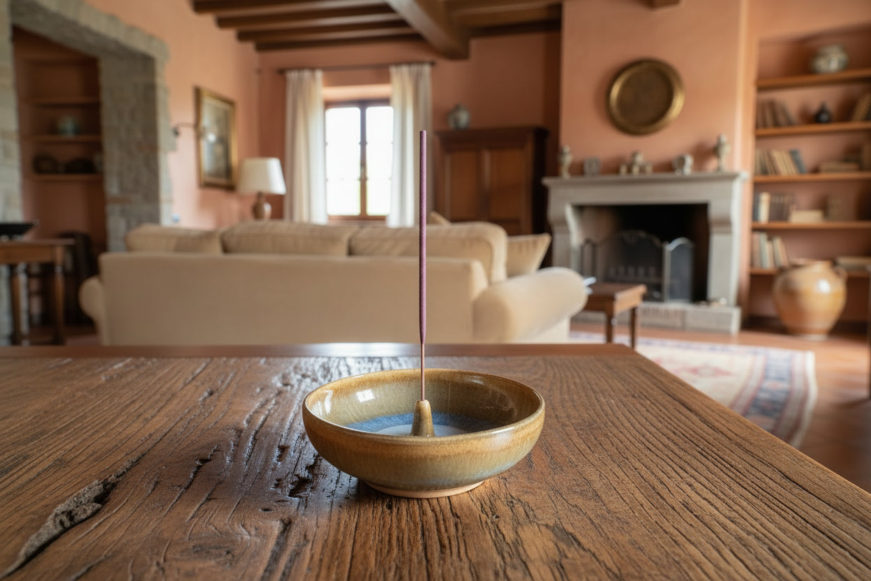 Portaincenso turchese linea "TERRAMARE"