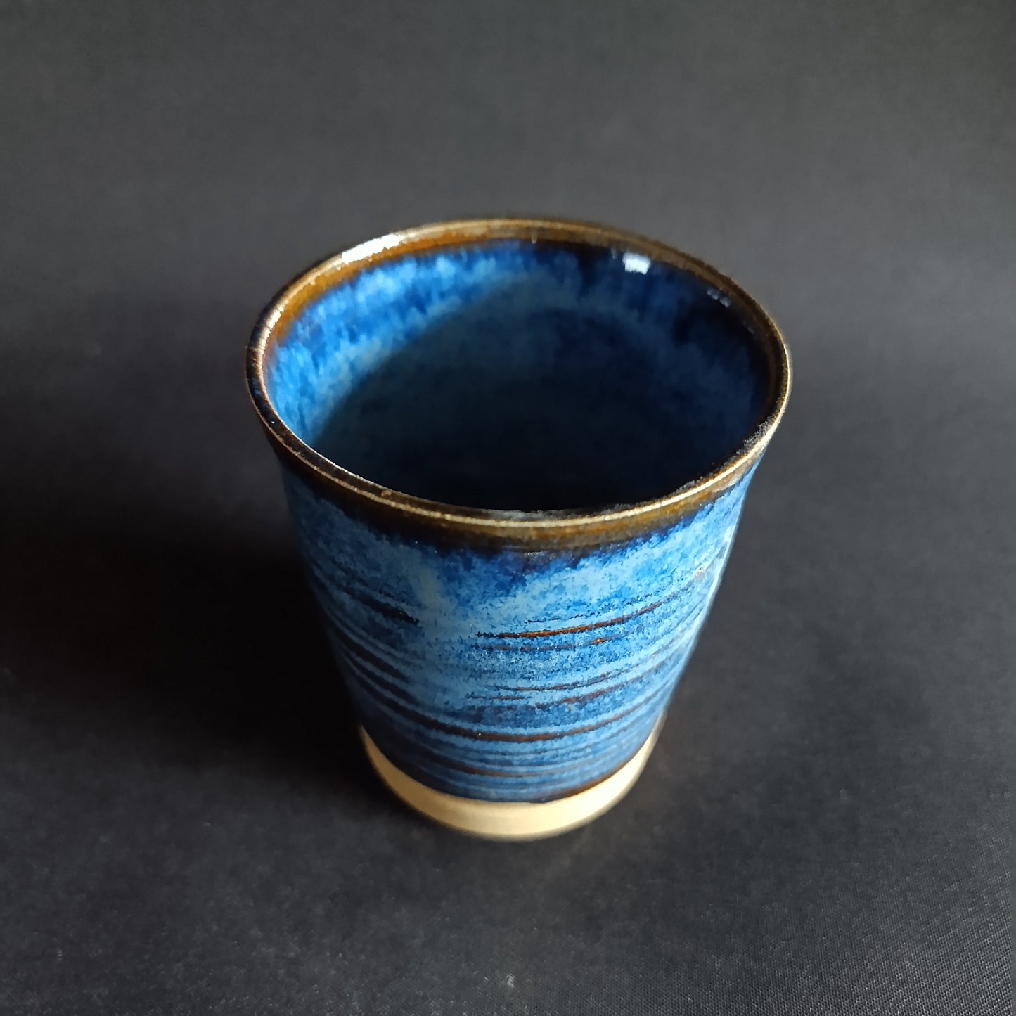 Bicchiere in gres linea "BLU"