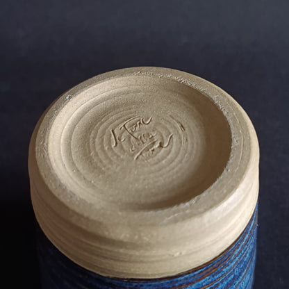 Bicchiere in gres linea "BLU"