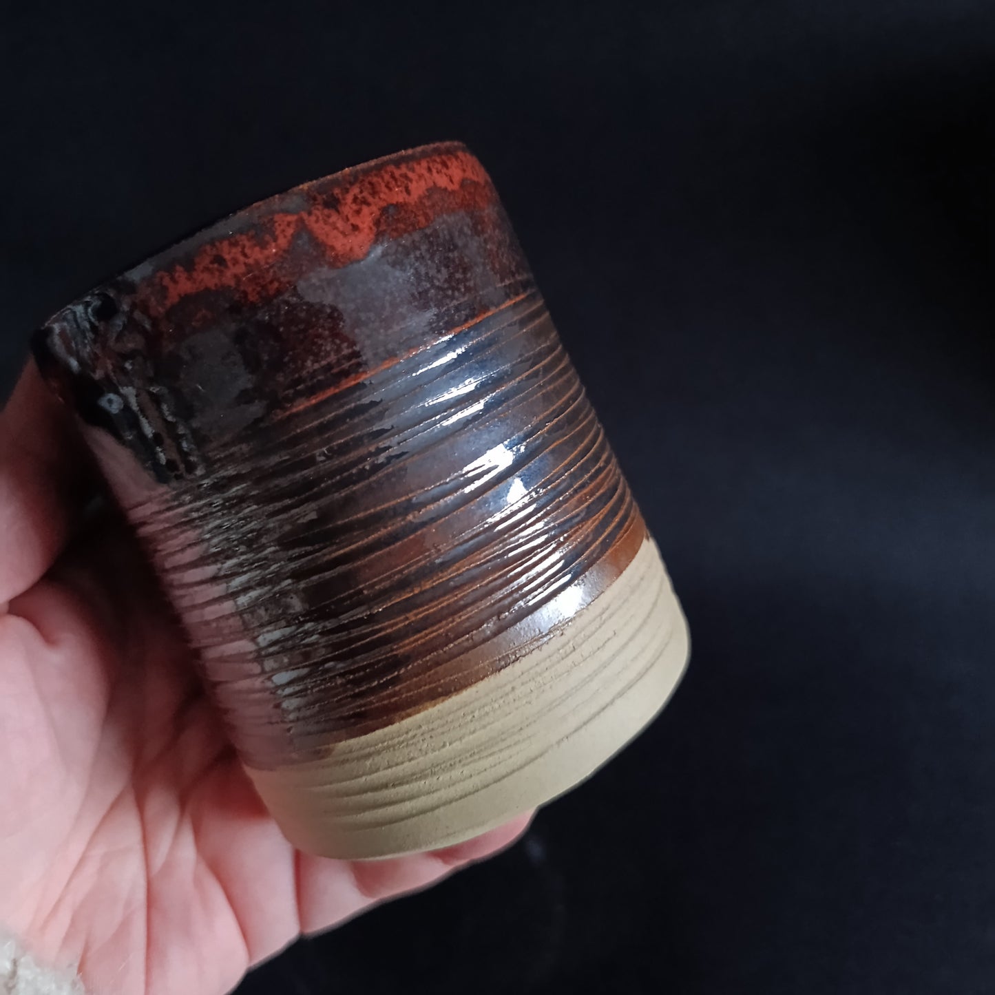 Bicchiere in gres linea "TERRA"