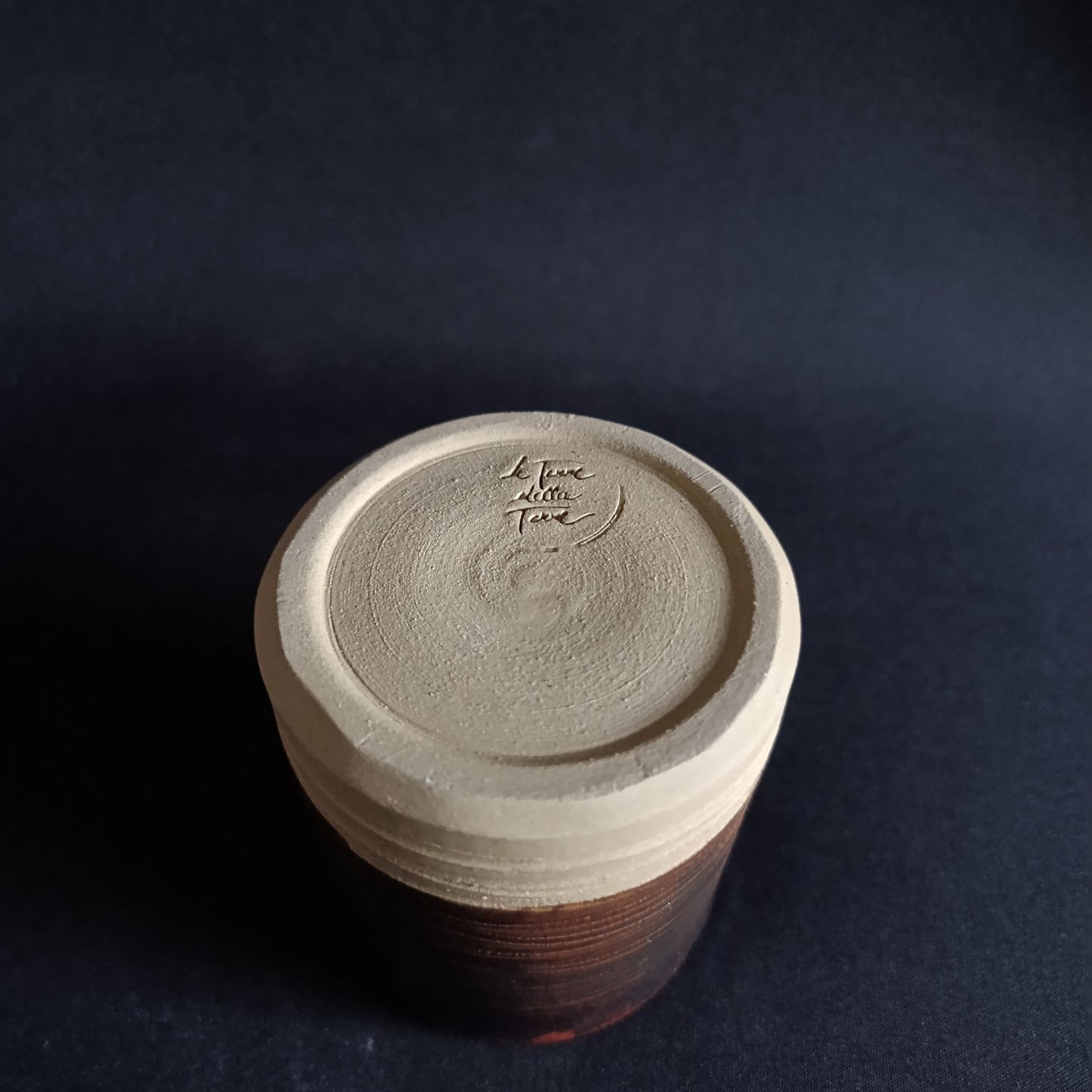 Bicchiere in gres linea "TERRA"