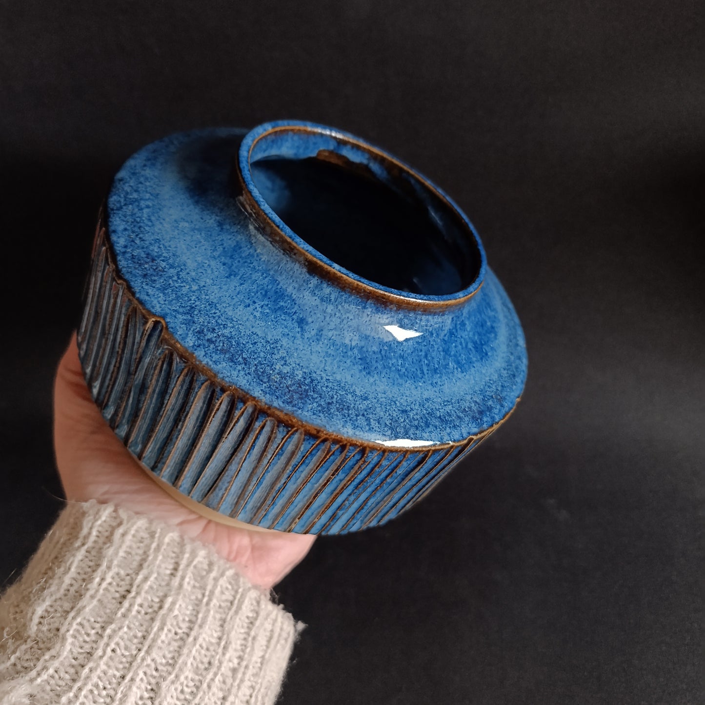 Vaso in gres linea "BLU"