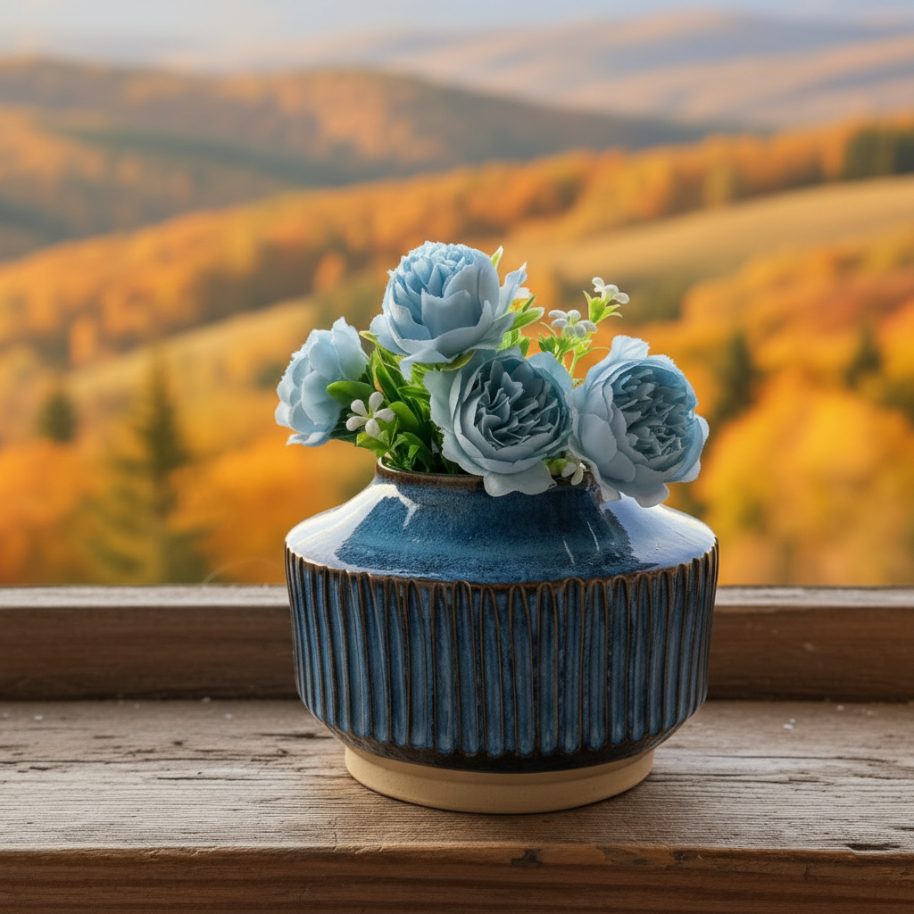 Vaso in gres linea "BLU"