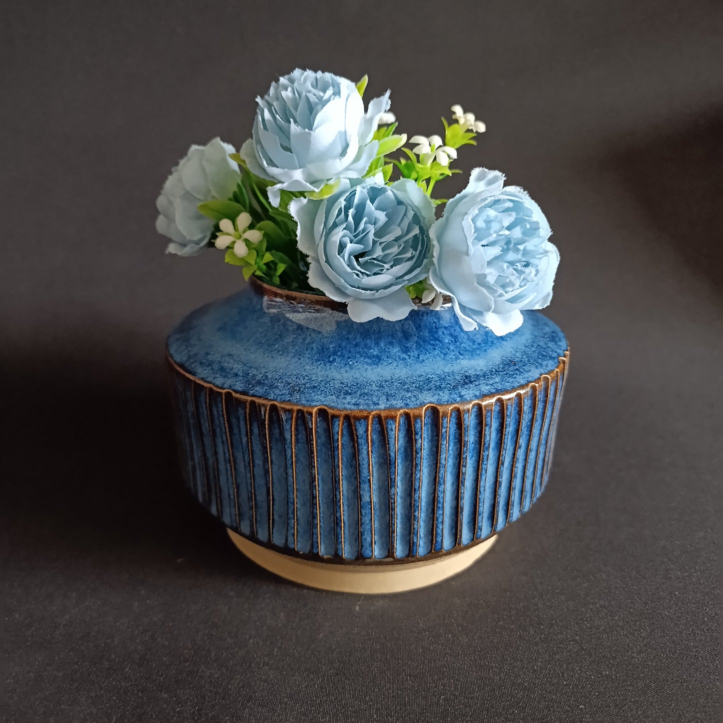 Vaso in gres linea "BLU"