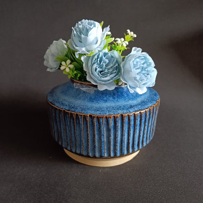 Vaso in gres linea "BLU"