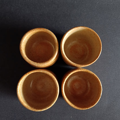 Set da 4 bicchierini linea "TERRA"