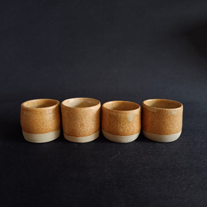 Set da 4 bicchierini linea "TERRA"