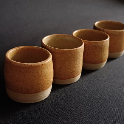 Set da 4 bicchierini linea "TERRA"