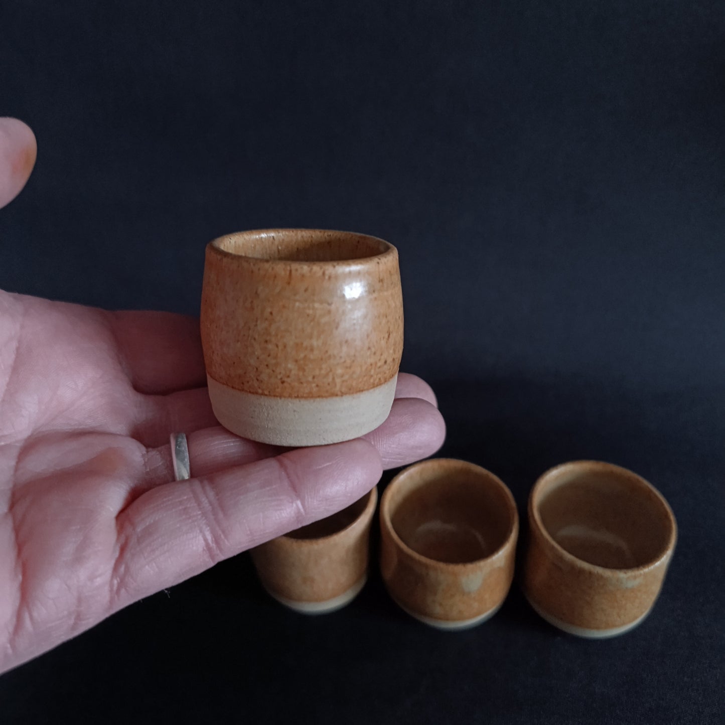 Set da 4 bicchierini linea "TERRA"