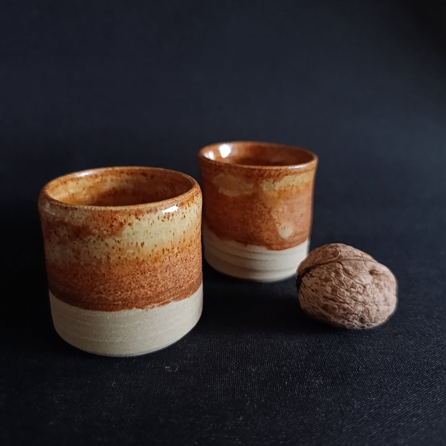 Set da 2 bicchierini linea "TERRA"