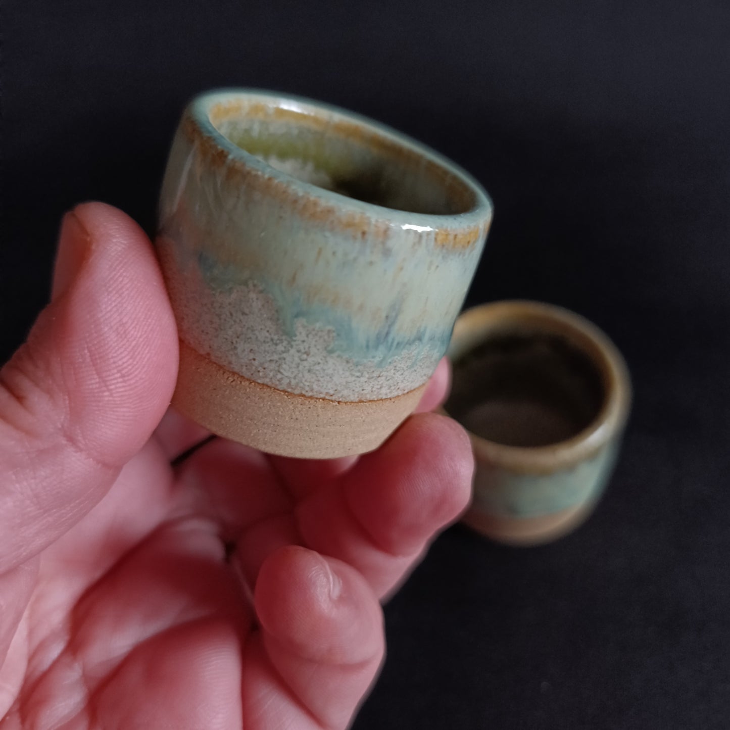 (Kopie) Set mit 4 Schnapsgläsern der Marke „ARANCIO“.